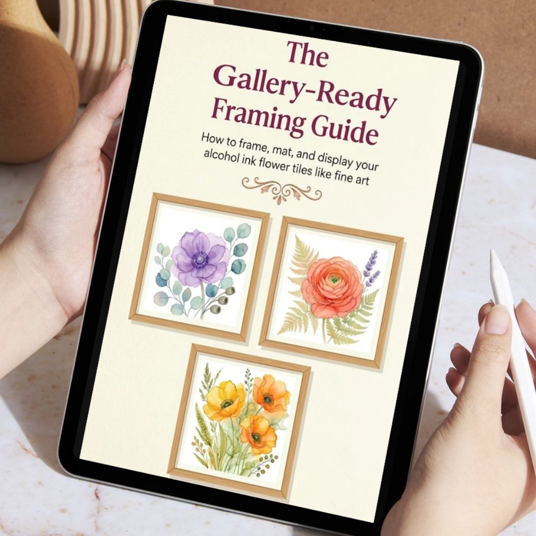 Bonus 1: The Gallery-Ready Framing and Display Guide on a tablet